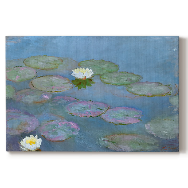 Nymphéas - Claude Monet - Toile tendue avec châssis - c. 1897 - 1899, 24 x 36