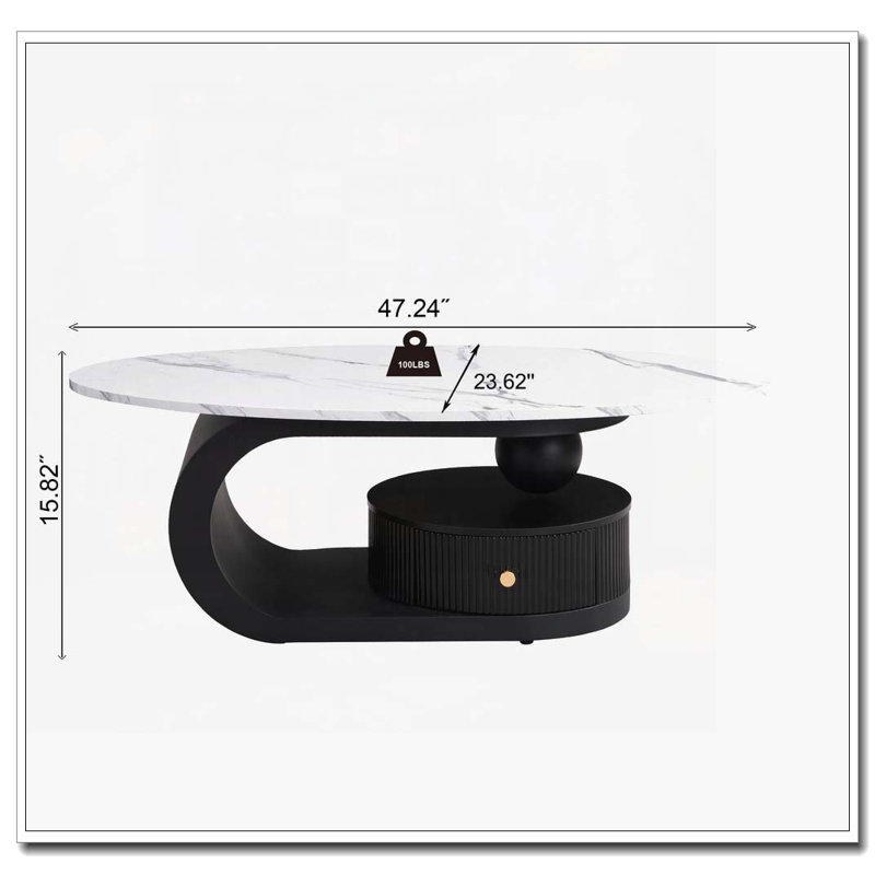 Ensemble de tables basses Nesting, Noir
