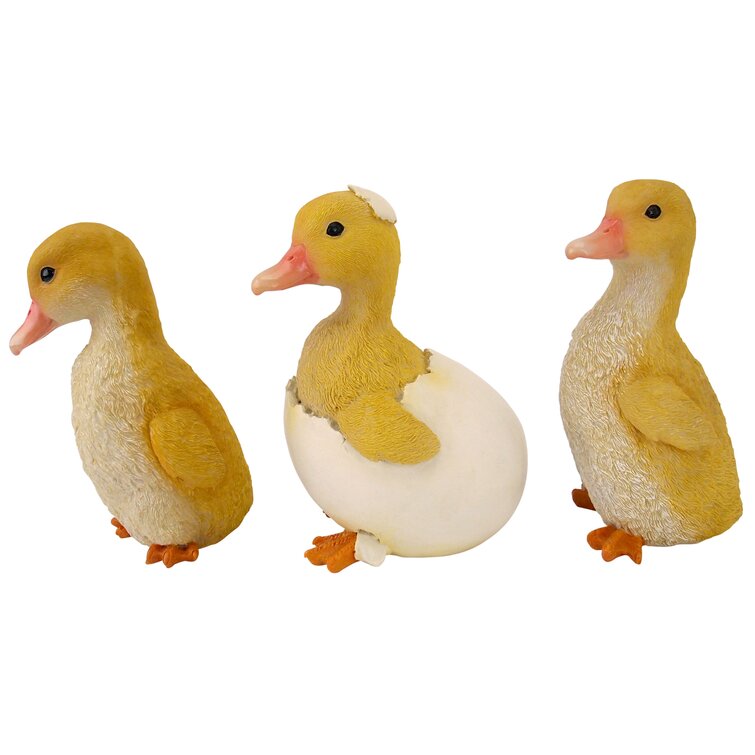 20 Packs Mini Resin Ducklings Miniature Figures Mini Animal