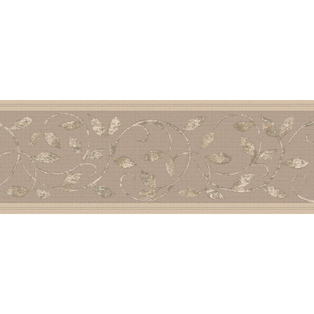 Taeden Peel & Stick Floral Border Red Barrel Studio®