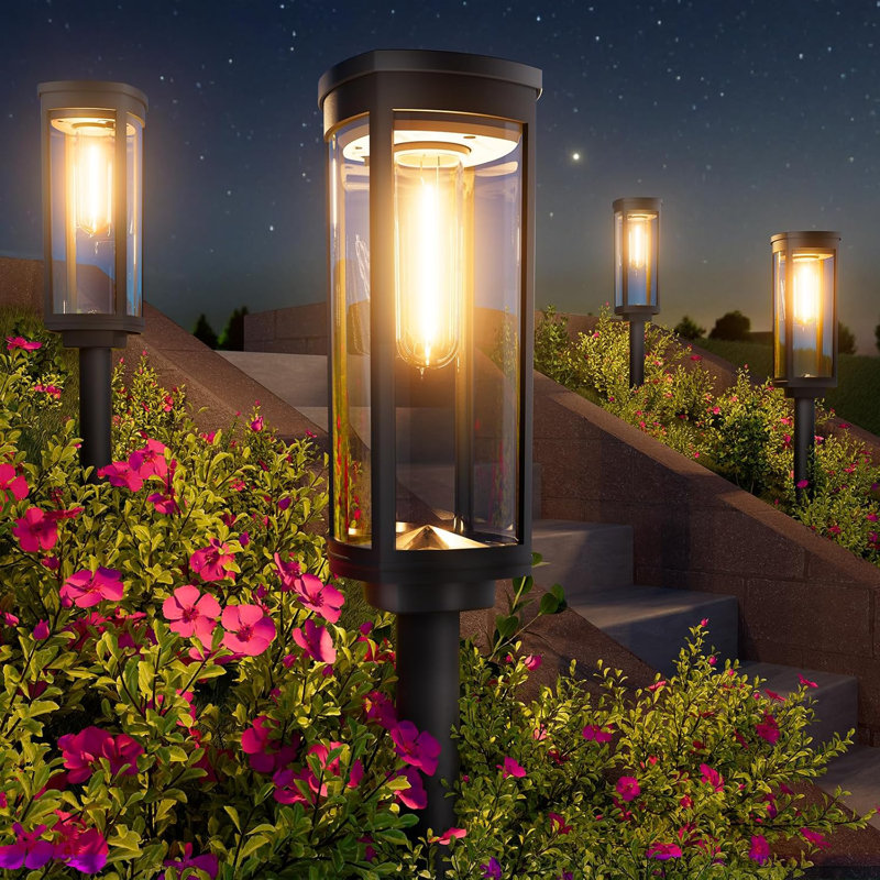 Paquet de 6 lumières solaires lumineuses pour l'extérieur