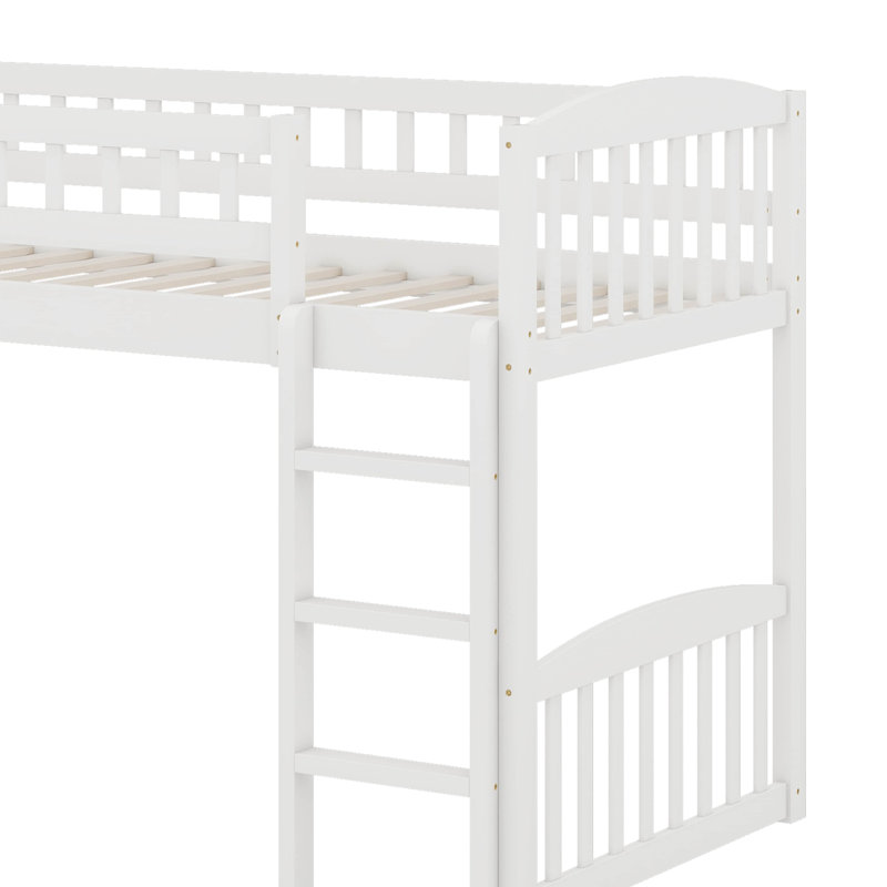 Lit mezzanine simple avec glissade