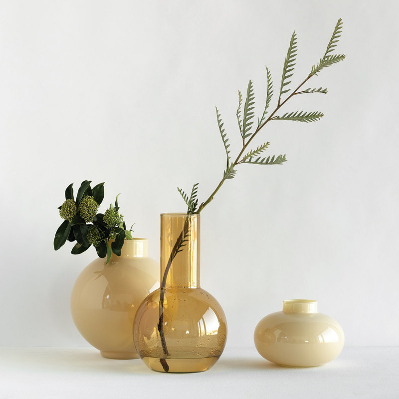 Clarabelle 12.2'' Glass Table Vase