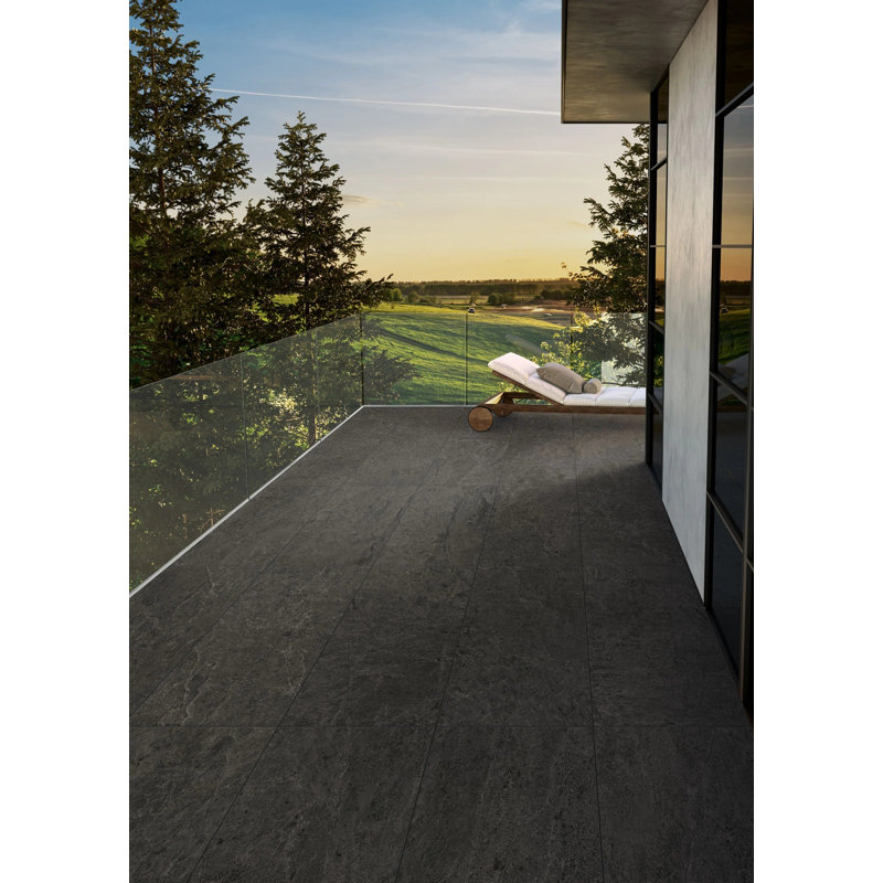 Pavé Living Slate 24 x 48, Noir
