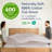 400 Thread Count Cotton Flat Sheet – Cooling, Breathable & Soft Top Sheet-103254608-103254613