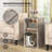  1 Pcs 2-cube Storage Shelf Slatted Paulownia Wood Cubic Organizer With Open Back-1663559874
