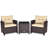 Chunn 2 - Person Patio Conversation Sets with Cushions-268894460-329014502
