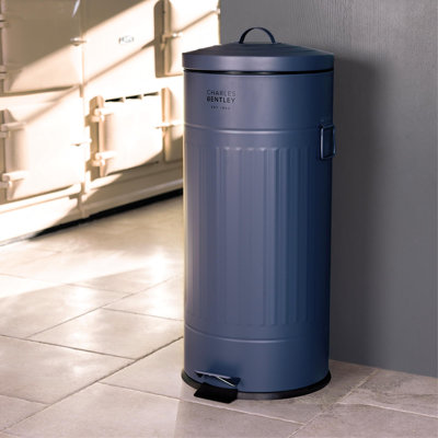 Steel Step On Kitchen Trash Can - 30L