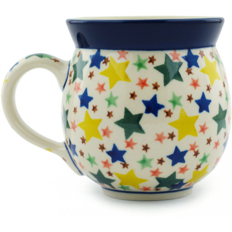 Tasse à bulles en grès poli 12 oz - Star Fiesta