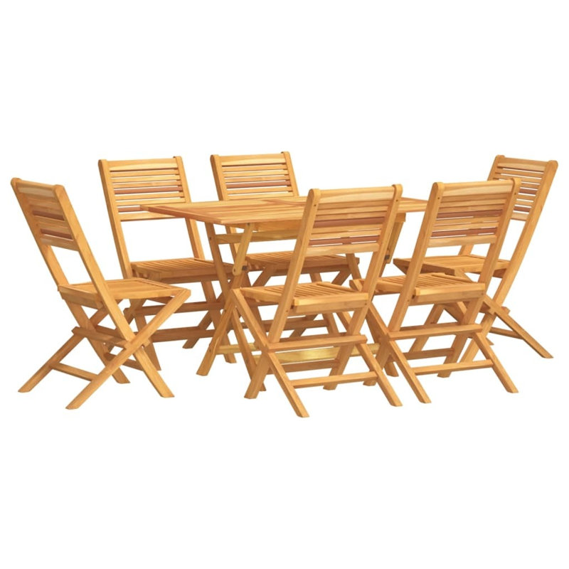 Wylandville Rectangular 6 - Person 120Cm Long Teak Dining Set