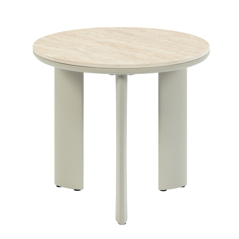 Table moderne en céramique gris moderne