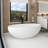 67“ Freestanding Soaking Solid Surface Bathtub