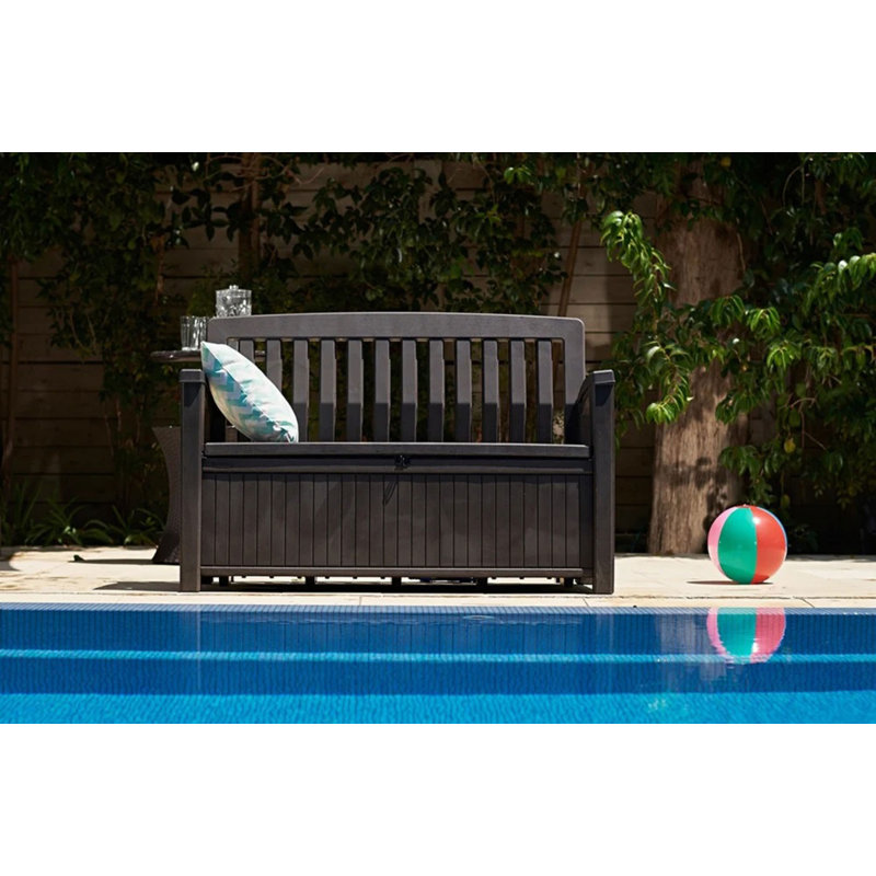 Keter Patio Garden Storage Bench Brown