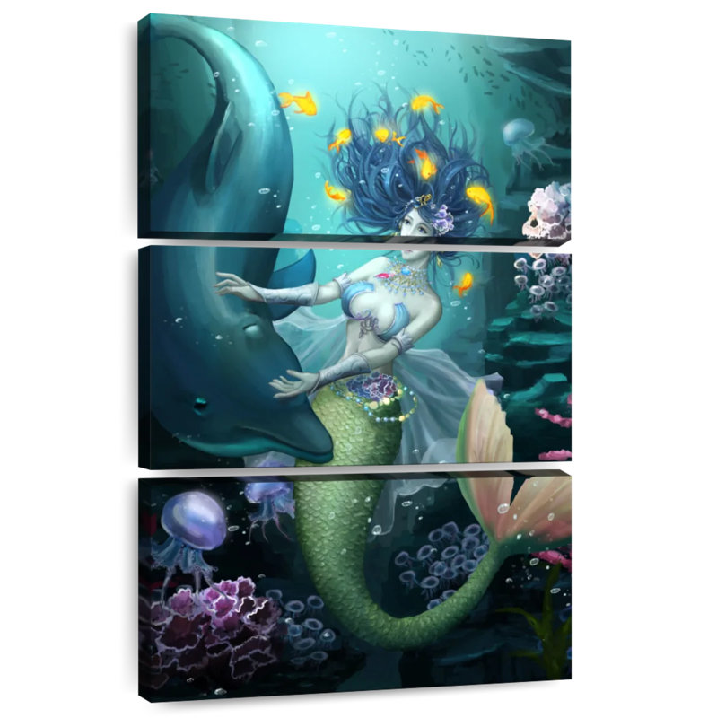 Kelan Mermaid Classic, 50" H x 32" W