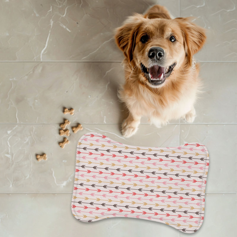 Tapis d'alimentation en forme d'os 1 pièce Wine Love