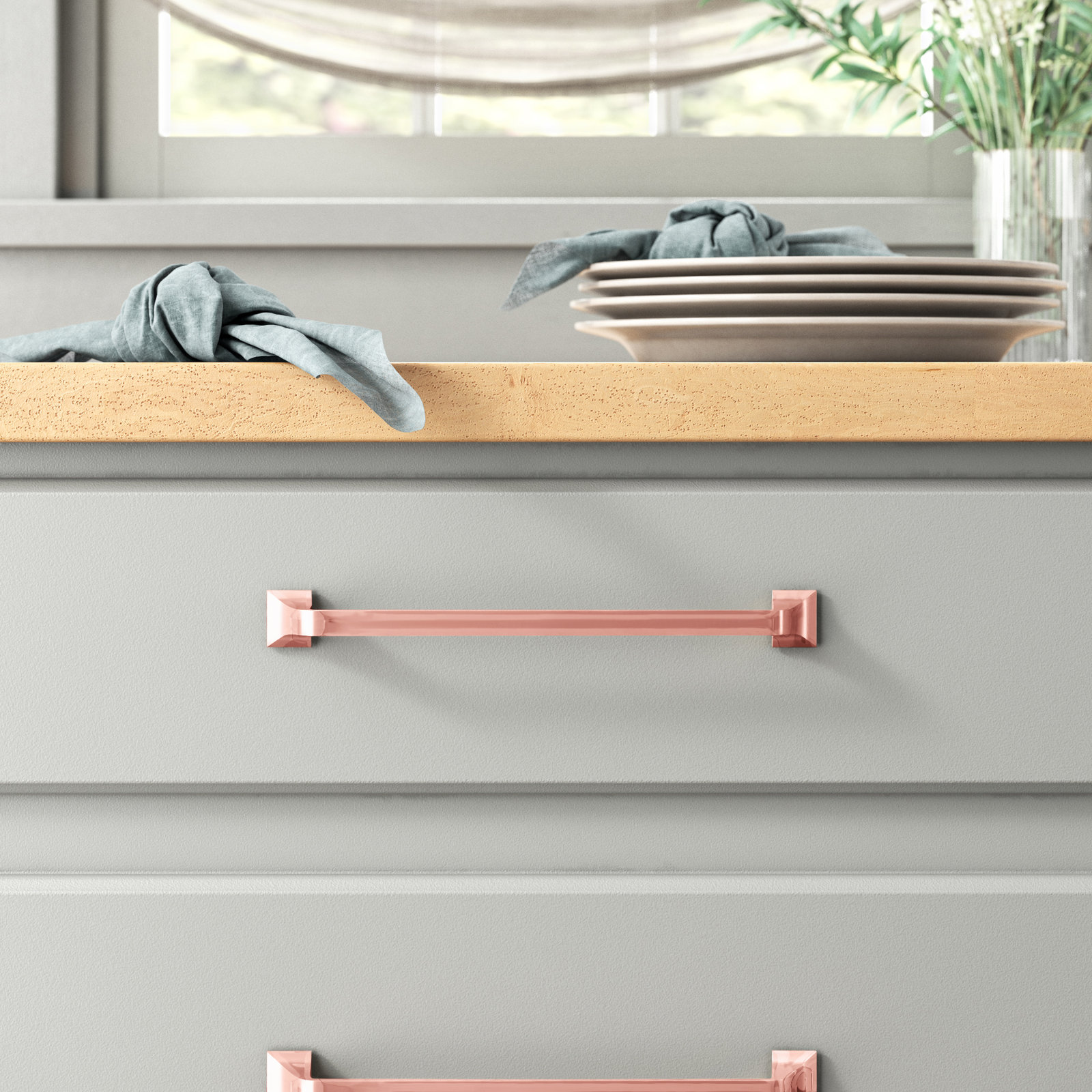 Forge Farmhouse Cabinet Pull, Champagne Bronze, 5-1/16", null