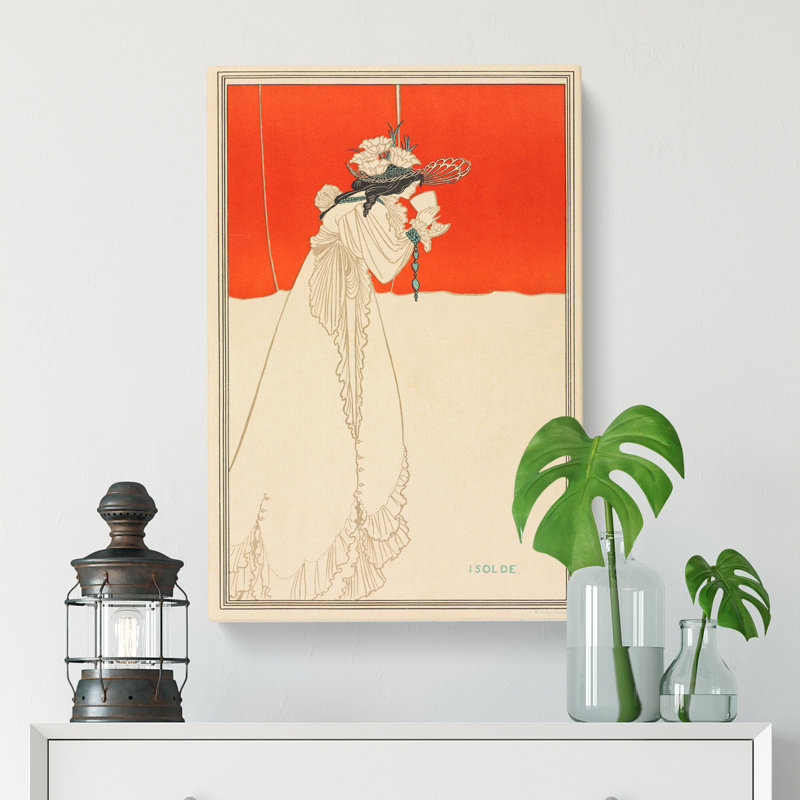 Isolde by Aubrey Beardsley - Wrapped Canvas, 60cm H x 40cm W x 3cm D