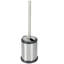 Ensemble de 2 brosses de toilette et porte-couvercle à tourbillon en acier inoxydable Bath Bliss