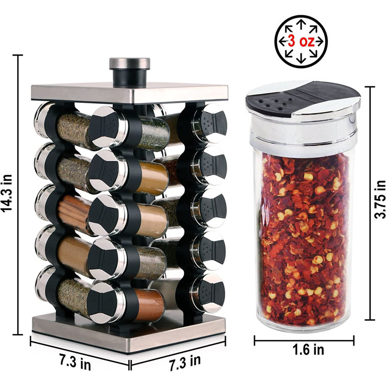 Rebrilliant Spice Jar & Rack Set & Reviews