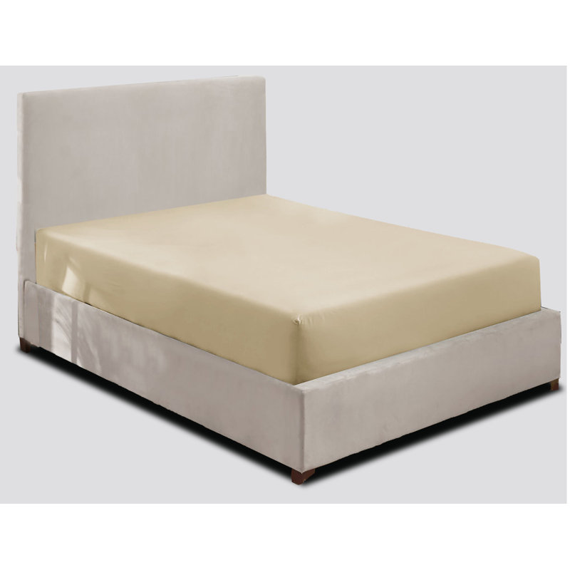 Javiyon Flannel Brushed Fitted Sheet, Single, Beige