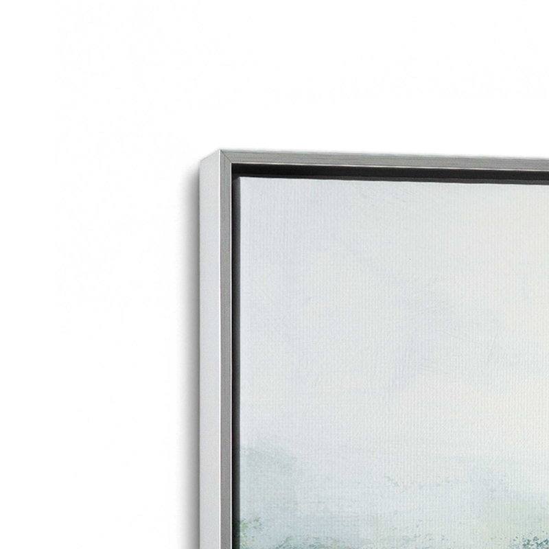«Gentle Aqua Ocean II», H 24,75 po x l 24,75 po, Chrome poli