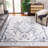Lowrey Oriental Machine Woven Jute/Polypropylene Area Rug in Blue/Gray-1353794696