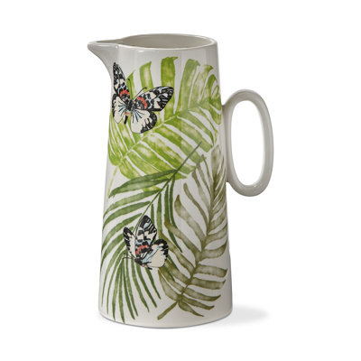 Palm + Butterfly Pitcher