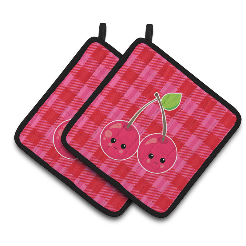 Cuisinier poignée en cerise à caroline cerise