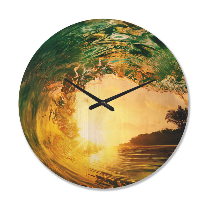 Solid Wood Wall Clock, Large