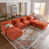 Chenille orange