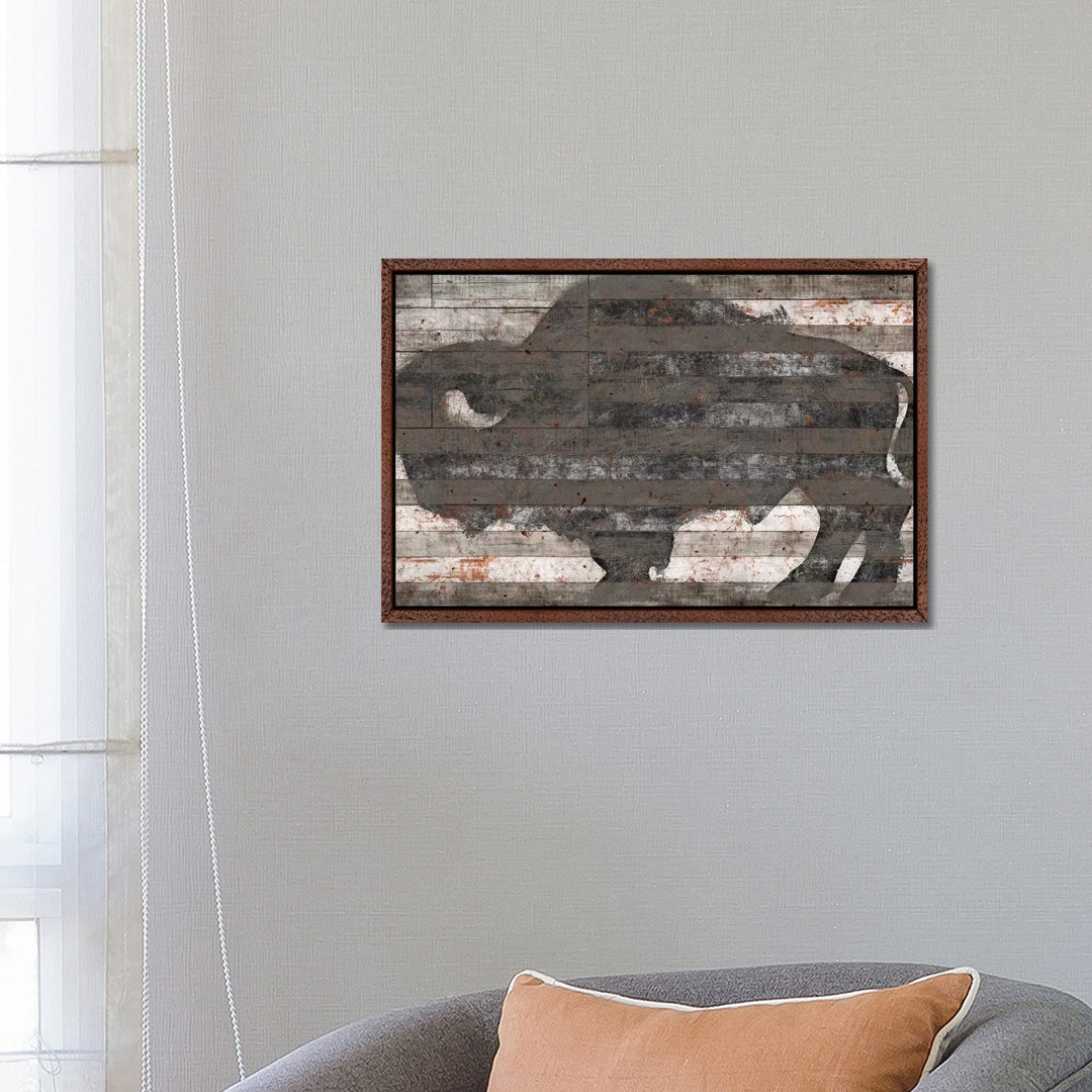 Leinwandbild Buffalo II von Diego Tirigall