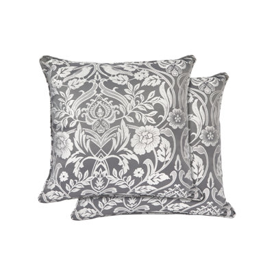 Eden Floral Square Throw Pillow Cover