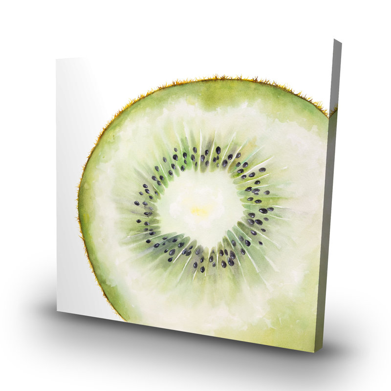 Kiwi slice - 32"x32" art on canvas