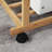 Breeza 31.5'' Solid Wood Rolling Clothing Rack