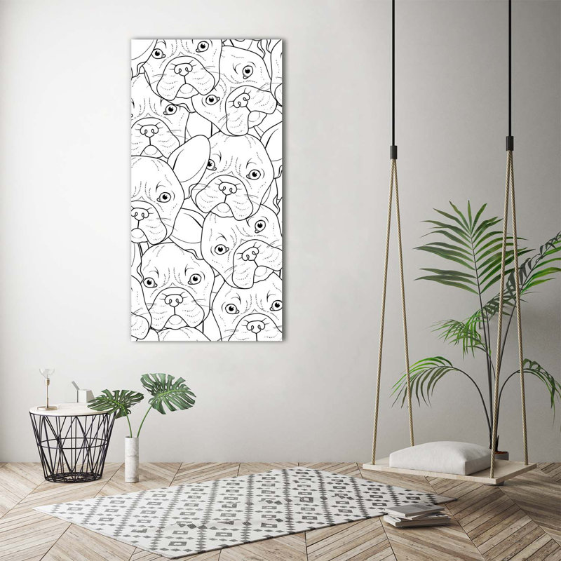 French Bulldogs - Wrapped Canvas Print