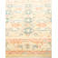 Tapis traditionnel doré noué à la main de conception unique 8 pi x 10 pi 2 po Keller