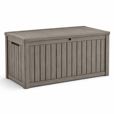 185 Gallon Weather Resistant Resin Deck Box