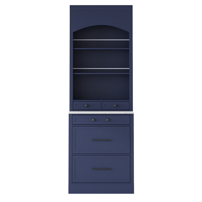 Garde-manger moderne, grand bahut autoportant, armoire de présentation