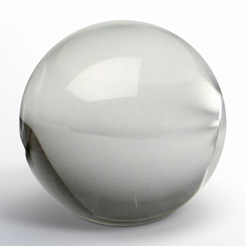 Crystal Sphere Decorative Accent Sculpture, 5" H x 5" W x 5" D