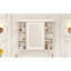 Armoire de salle de bain moderne moderne avec rangement dissimulé crème beige