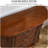 Simple Retro Semicircle Solid Wood Accent Cabinet-110581246-110581248
