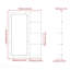 Miroir d'appoint 30X44 "Modern