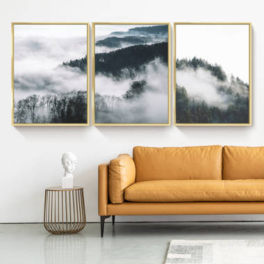 Composition with Three Silver Framed Canvas with Blank Space on White  Background Stock Image - Image of insert, aluminum: 220128647