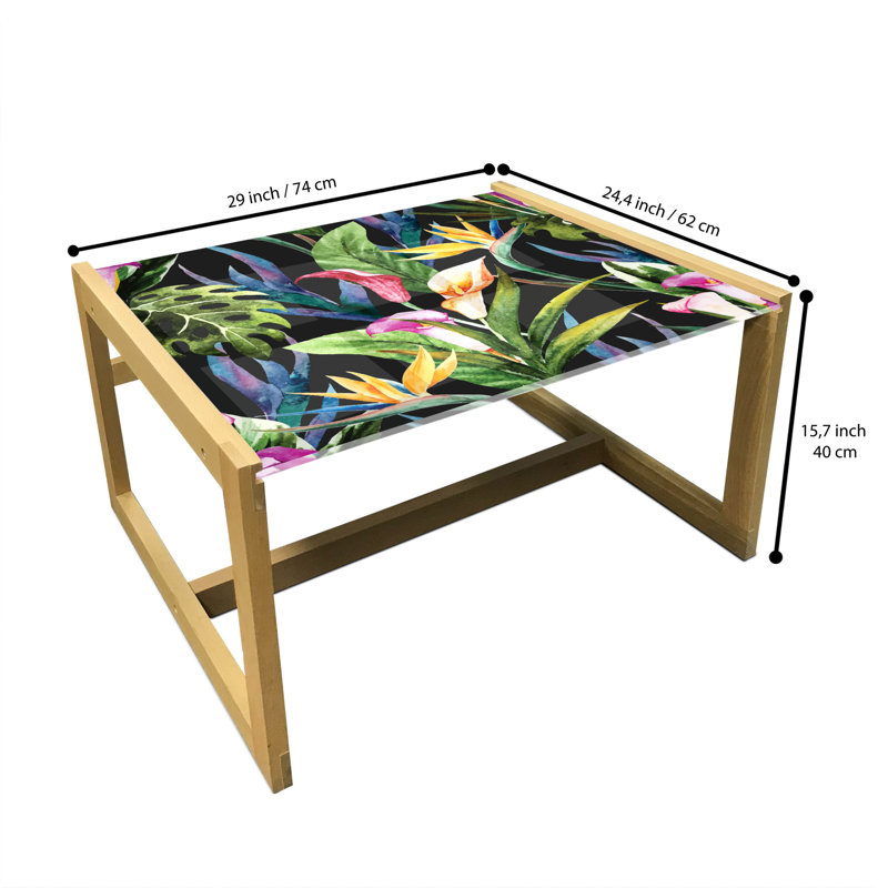 Jaclyne Sled Coffee Table, 40cm H x 74cm W x 62cm D