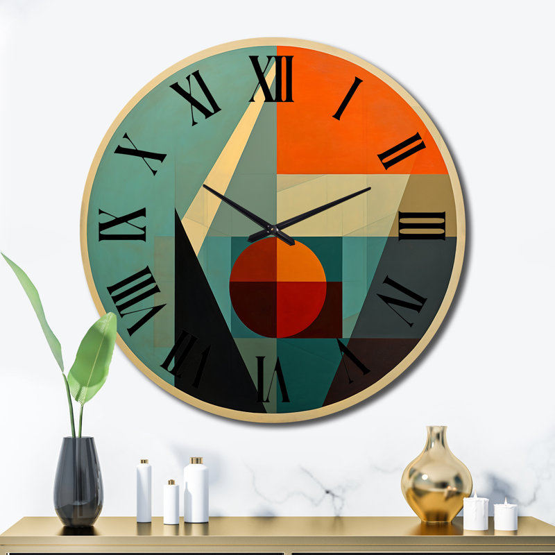 Horloge murale Odyssey Midcentury, Très grand