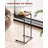 C Shaped End Table With Charging Station, Small Side Table For Recliner, Over Couch Table With Outlet And Storage Bag, Slide Under Sofa Tray Table For Living Room, Bedroom, Rustic Brown