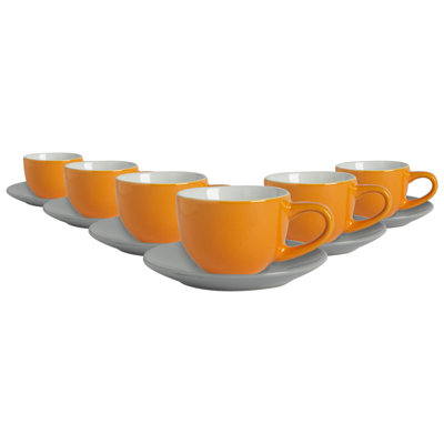 Porcelain Espresso Cup and Saucer