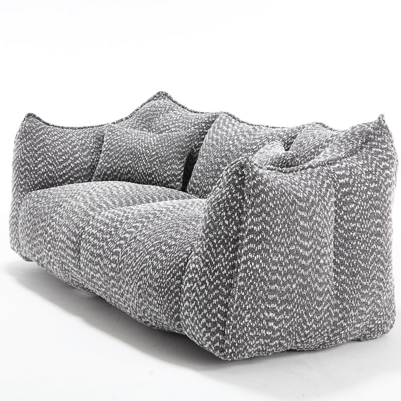 Grey Chenille Chair With , Provides Comfort In Different Rooms Large Chair, For Relaxation Bedroom, Nursery, And Living Room