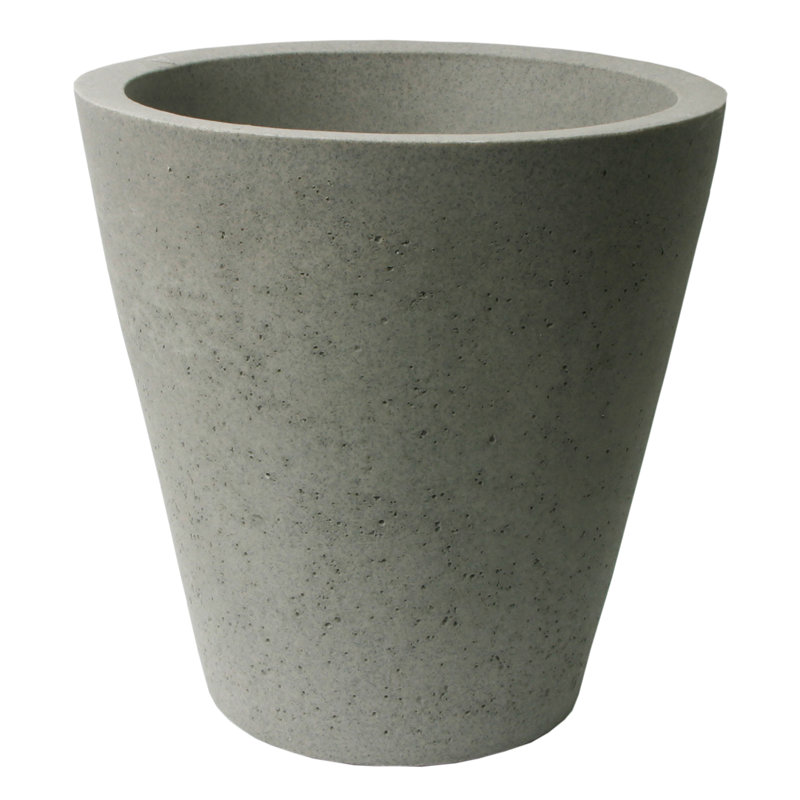 Pot à fleurs Emerson, H 21 po x l 20 po x P 20 po, Taupe