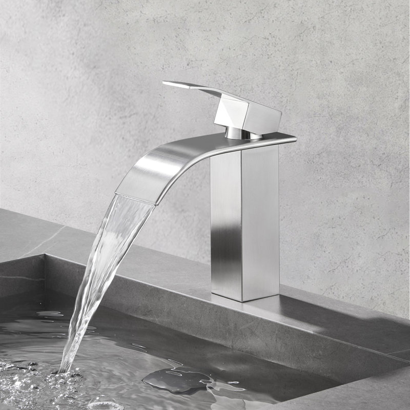 Deck Single-handle Bathroom Faucet, Brushed Nickel
